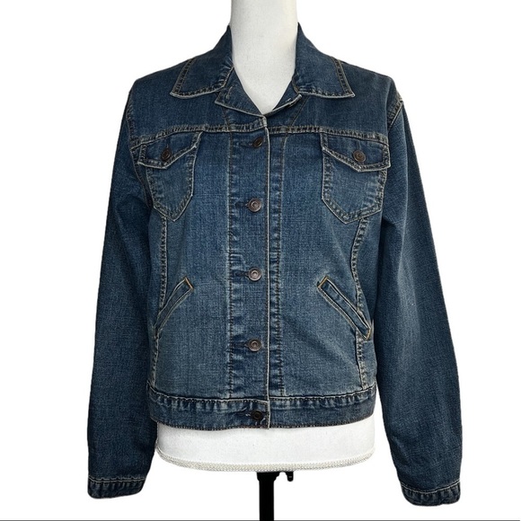Levi Strauss Signature Denim Jean Trucker Jacket - Picture 1 of 9